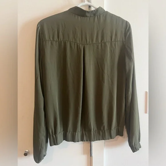Dalia Forest Green Zip-Up Jacket - Picture 2 of 5